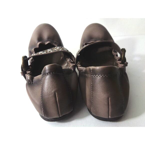 Sophie17 School Dayz US 7.5M Taupe Mary Jane Ballet Flats - Picture 7 of 9
